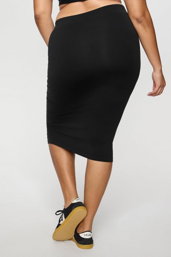 Smooth As Hell Shaping Midi Skirt
