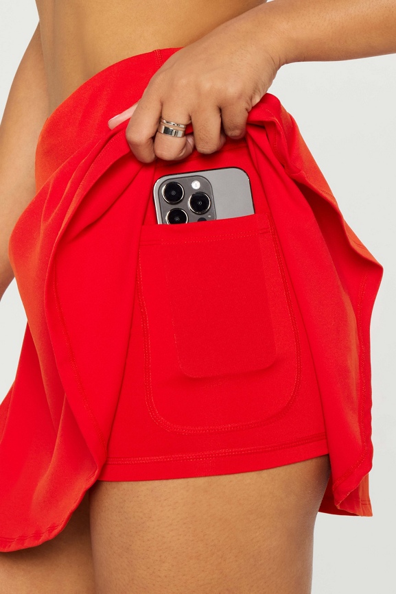 Crossover Flounce Skirt Mini