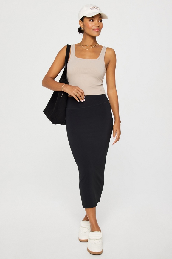 PureLuxe Midi Skirt