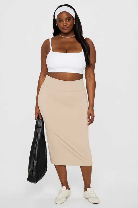 PureLuxe Midi Skirt