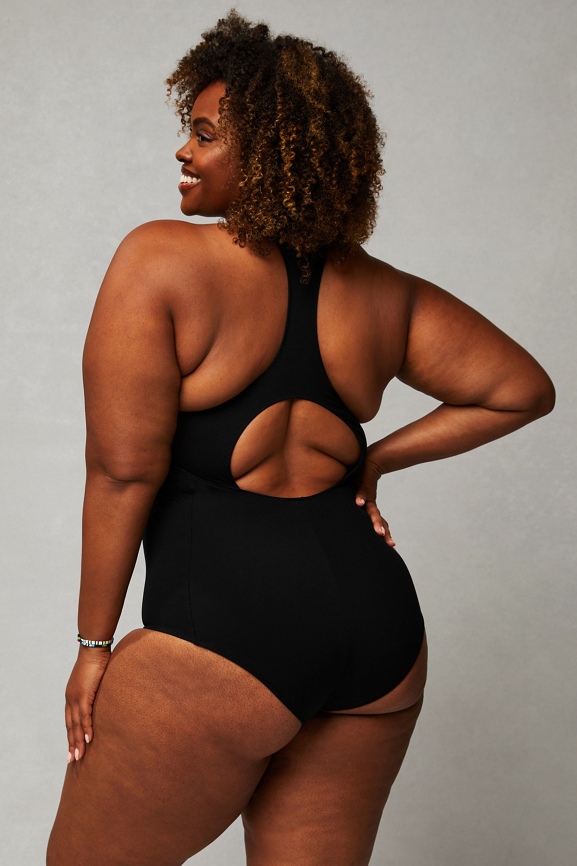 High Tide Zip-Front One-Piece Swimsuit
