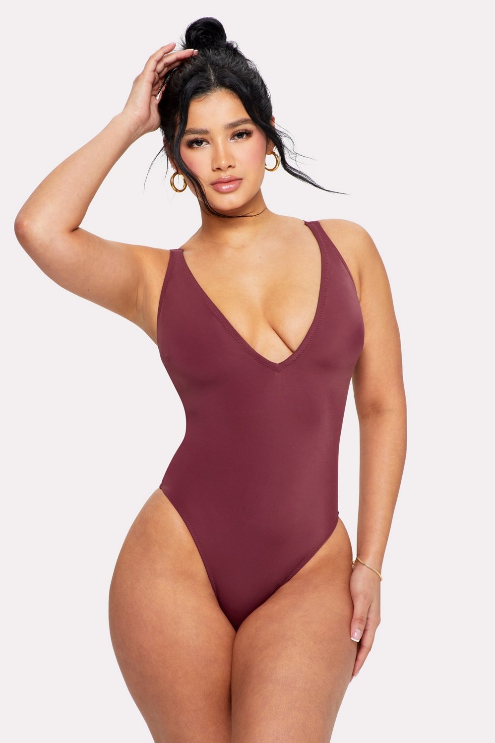 Shaping Swim Plunge One Piece