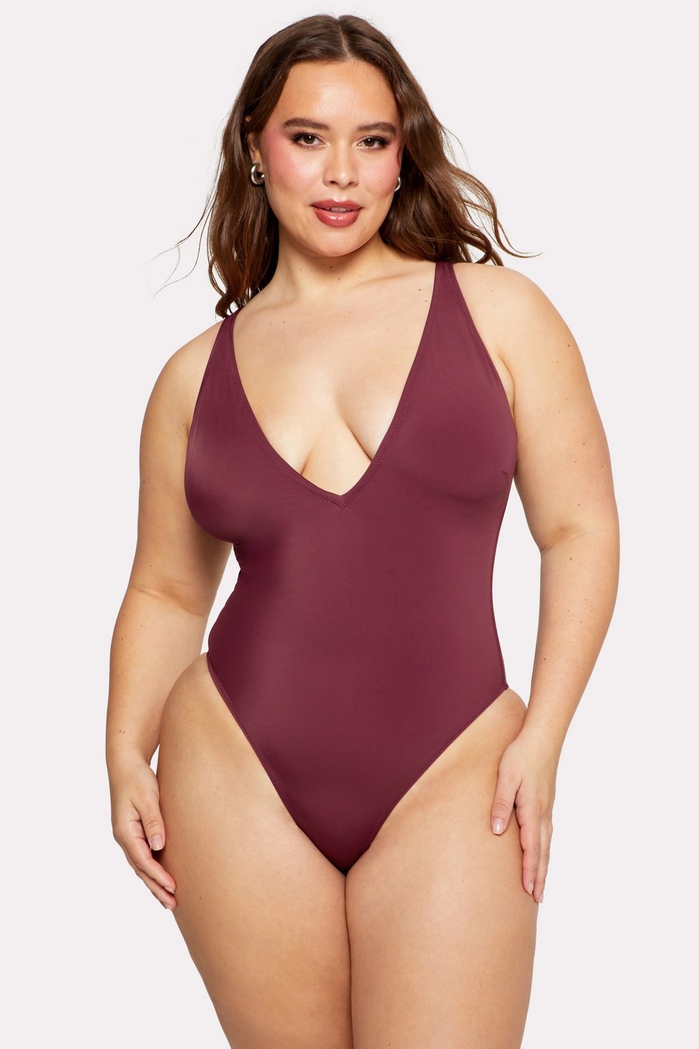 Shaping Swim Plunge One Piece