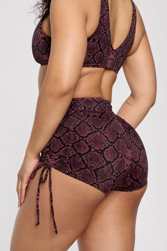 Shaping Swim High Waist Booty Short