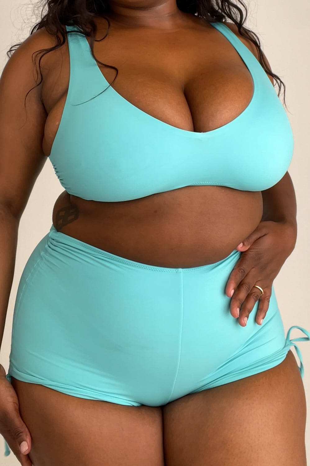 Shaping Swim High Waist Booty Short