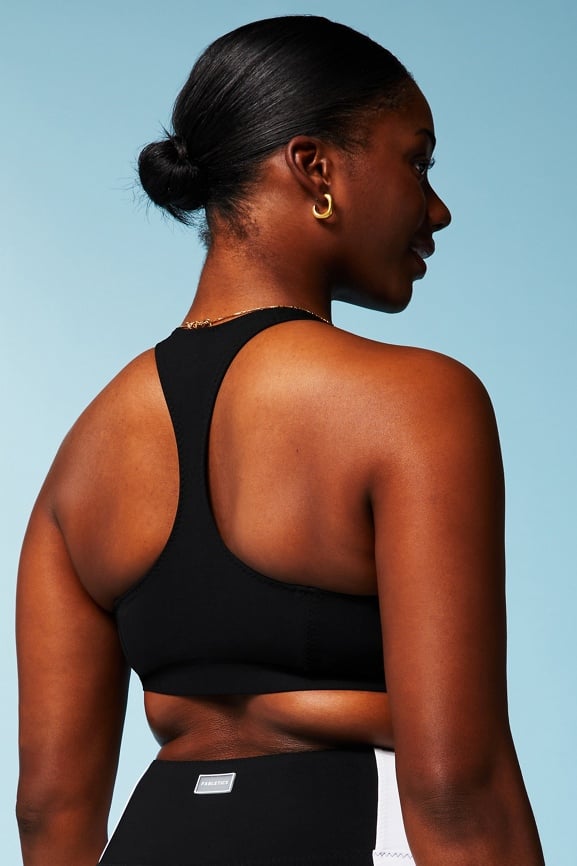 High Tide Zip-Front Swim Top