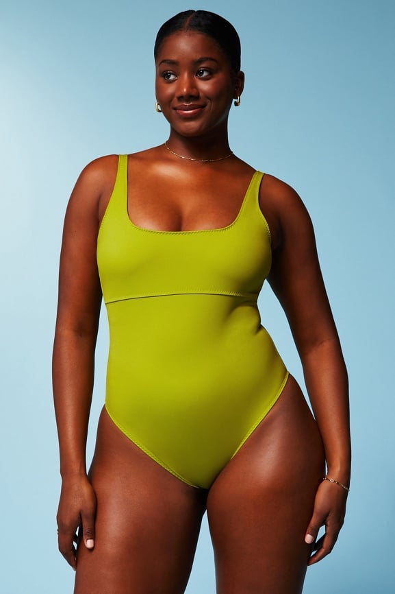 Scoop one piece swimsuit on sale