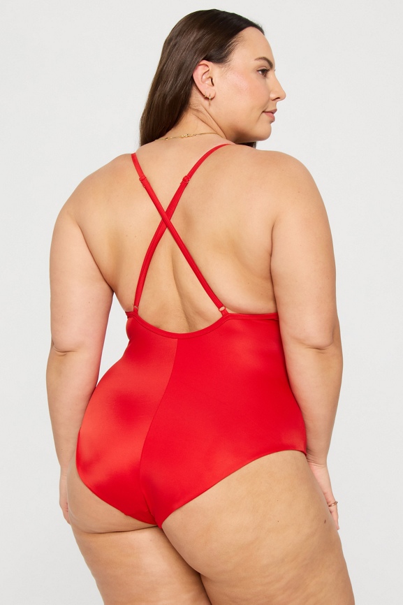 Cross Back One-Piece Swimsuit