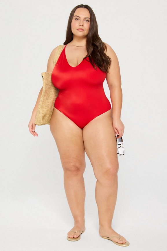 Cross Back One-Piece Swimsuit