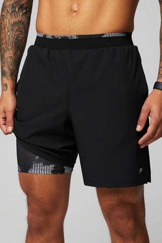 Mens Athletic Shorts, Gym Workout Shorts for Men Quick Dry Yoga Training  Running Shorts with Pockets, Black, XL