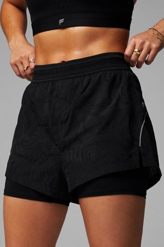 lululemon perforated shorts