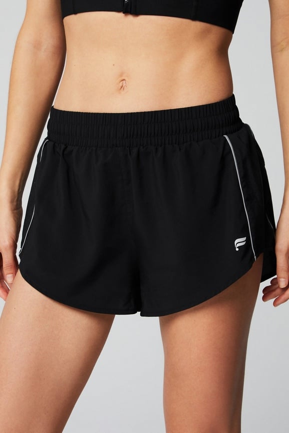 FAIWAD Womens Running Shorts for Summer 2023 Elastic High Waisted Wide Leg  Shorts Athletic Jogger Workout Gym Shorts (3X-Large, Black)