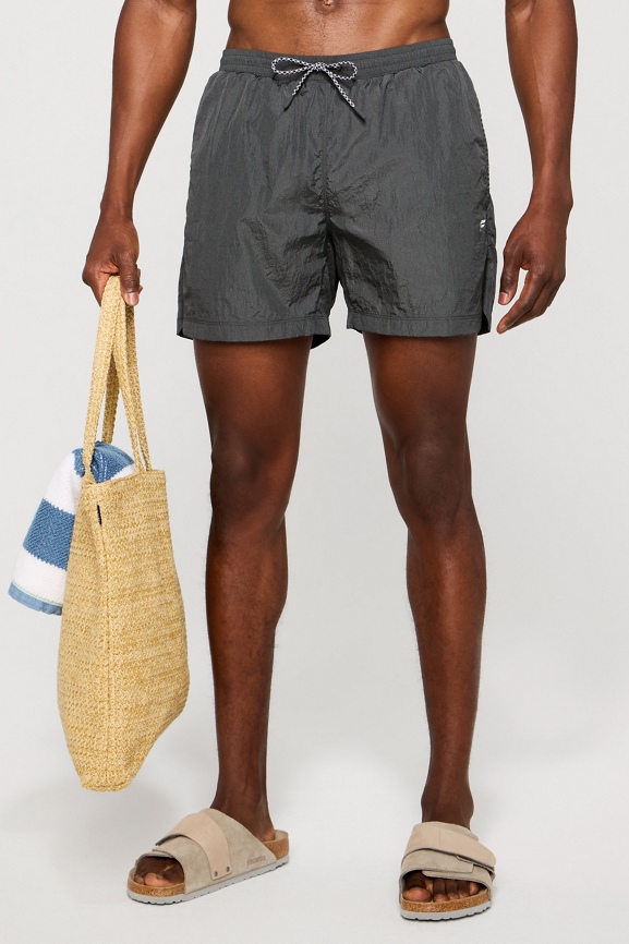 The Lightweight Crinkle Swim Trunk