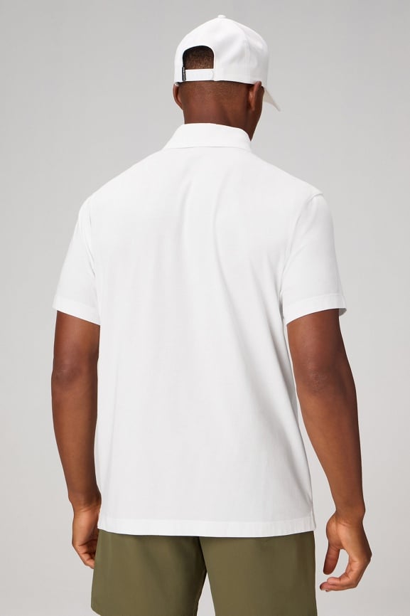 トップス H BEAUTY&YOUTH COTTON NYLON CORD POLO H BEAUTY&YOUTH UNITED ARROWS（エイチビューティーアンドユース