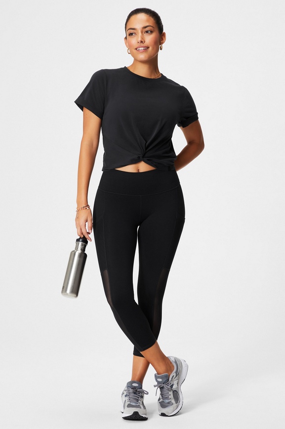Stina/workoutシリーズ/Twist long T shirt Grimmy Long Sleeve Tee — SadStretch Games