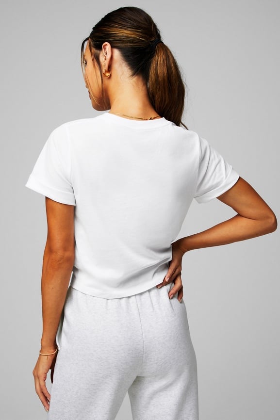 100% Cotton Front-Twist T-Shirt