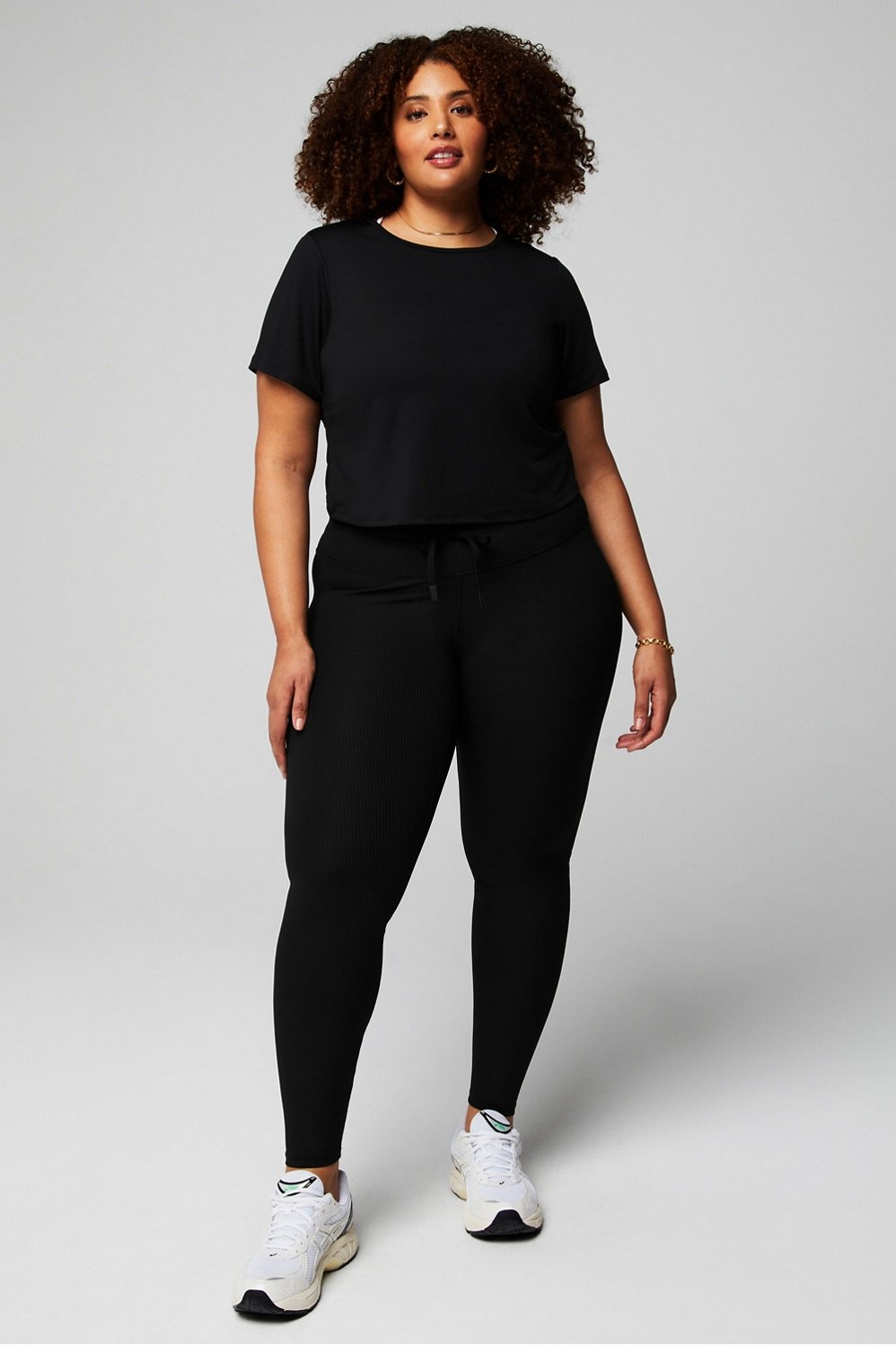 Dry-Flex Open Back Twist Short-Sleeve Tee