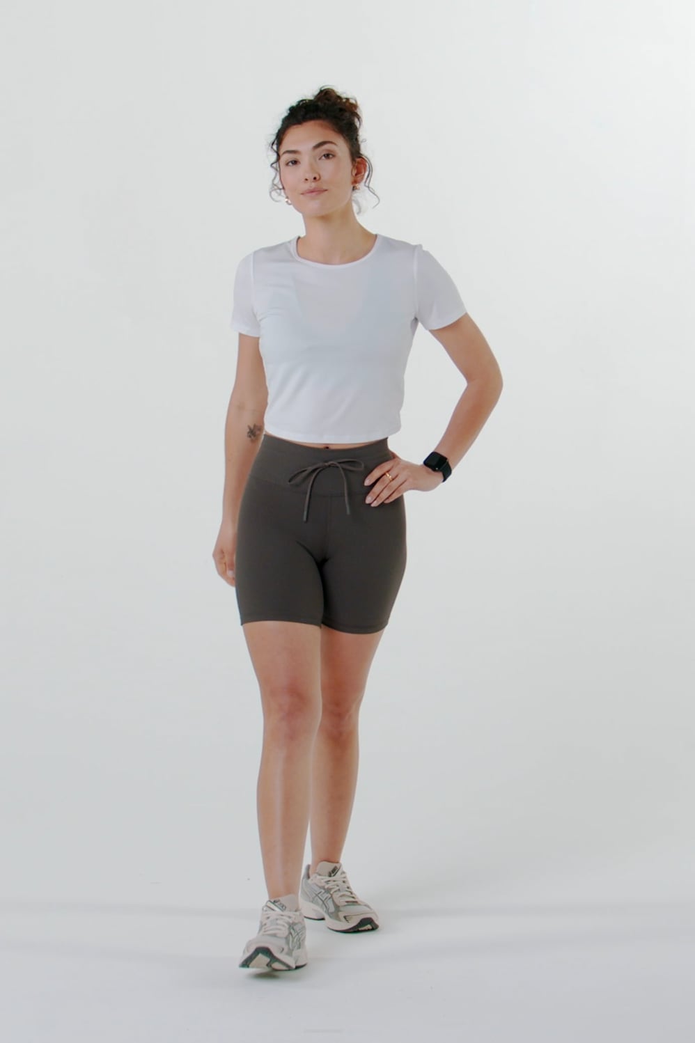 Dry-Flex Open Back Twist Short-Sleeve Tee