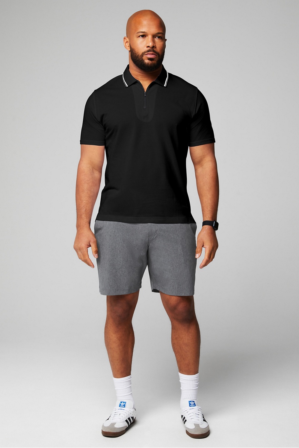 The Dash Quarter Zip Polo - Fabletics Canada