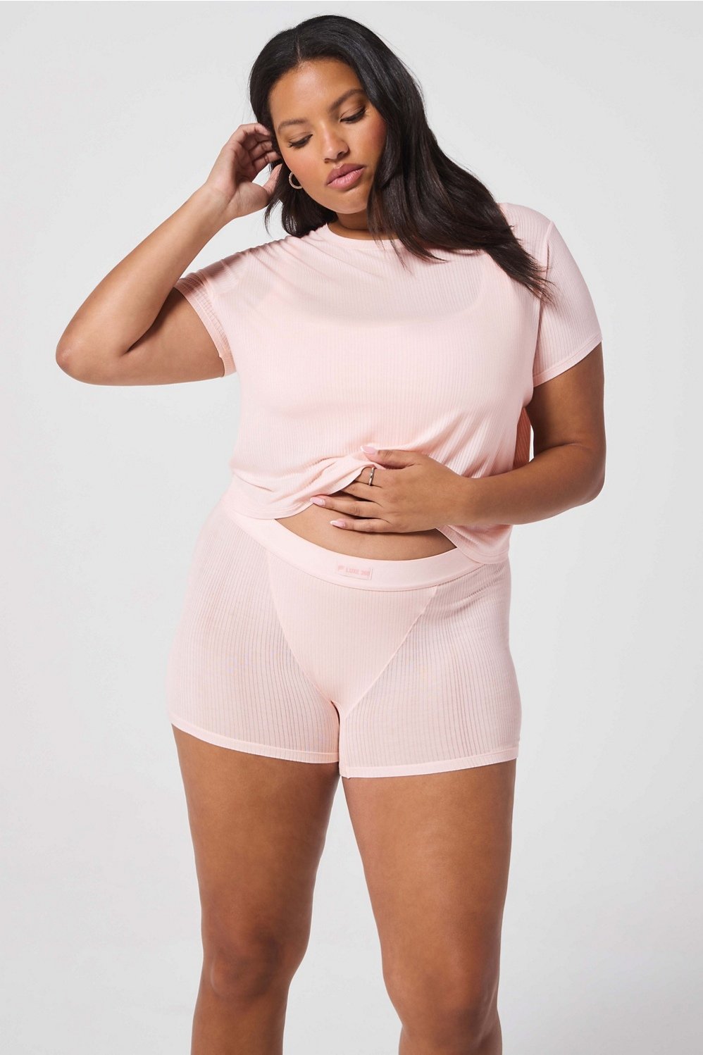 Luxe360 Rib Baby Tee
