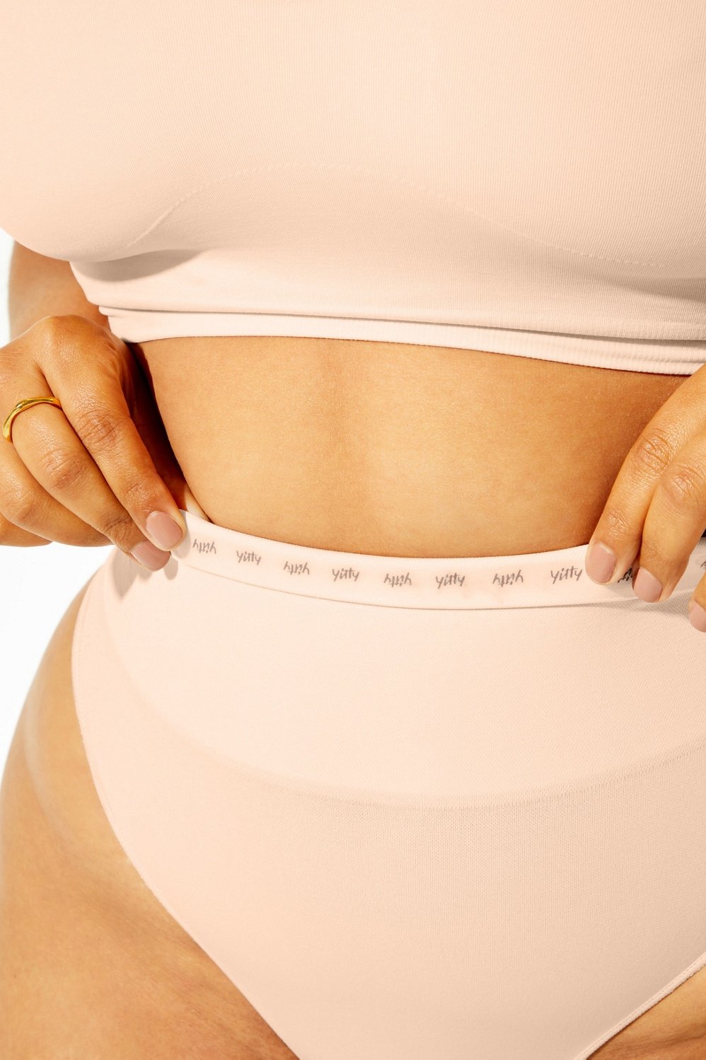 harmtty Women Underwear See-through Mesh Breathable Tummy Control