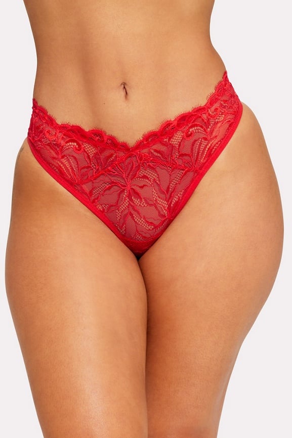Smoothing Lace Thong - - Fabletics Canada