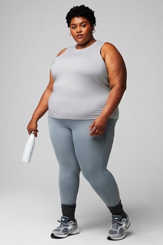 Fabletics Women's Dry-Flex Open Back Tank, Gym, Workout, Running, Yoga,  Moisture Wicking, Lightweight Top