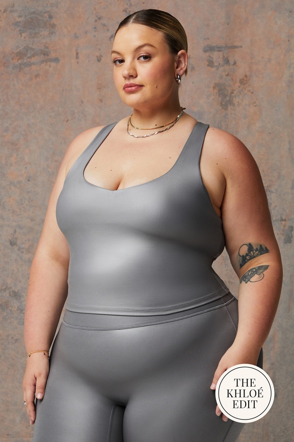 Anywhere Shine Built-In Bra Tank - Fabletics