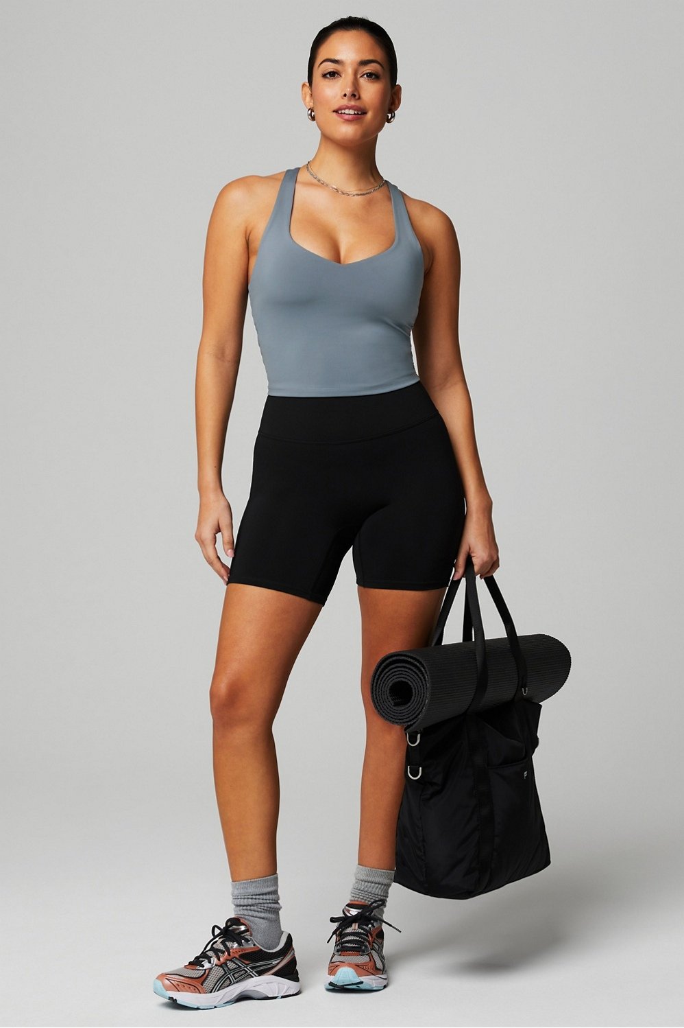Anywhere Shine Built-In Bra Tank - - Fabletics Canada