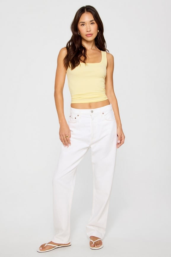 Daily Rib Square Neck Tank