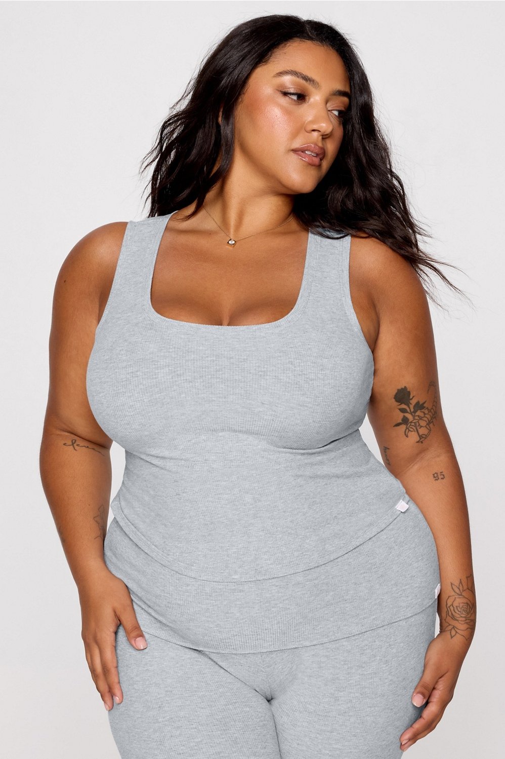 Soft Rib Cropped Tank