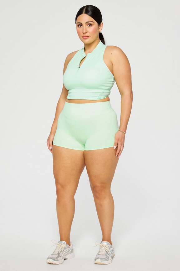 Half-Zip Active Cropped Tank - Fabletics