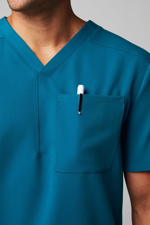 Helix 1-Pocket Scrub Top