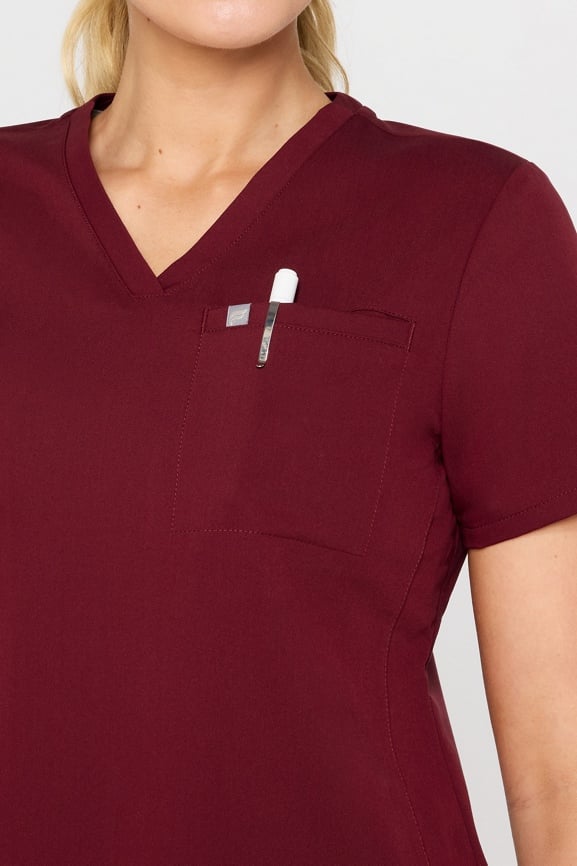 Vital 1-Pocket Scrub Top (Petite Fit)
