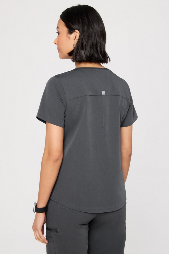 Petal 3-Pocket Scrub Top