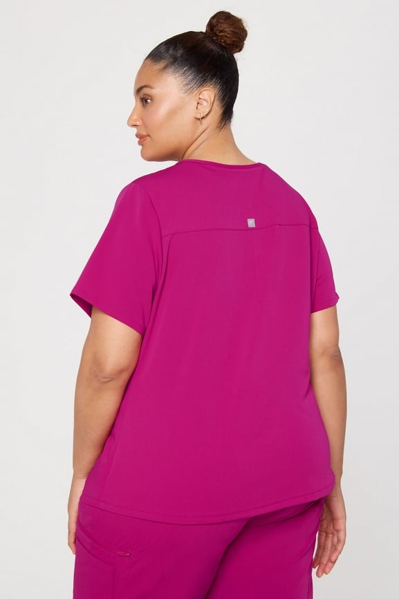 Petal 3-Pocket Scrub Top