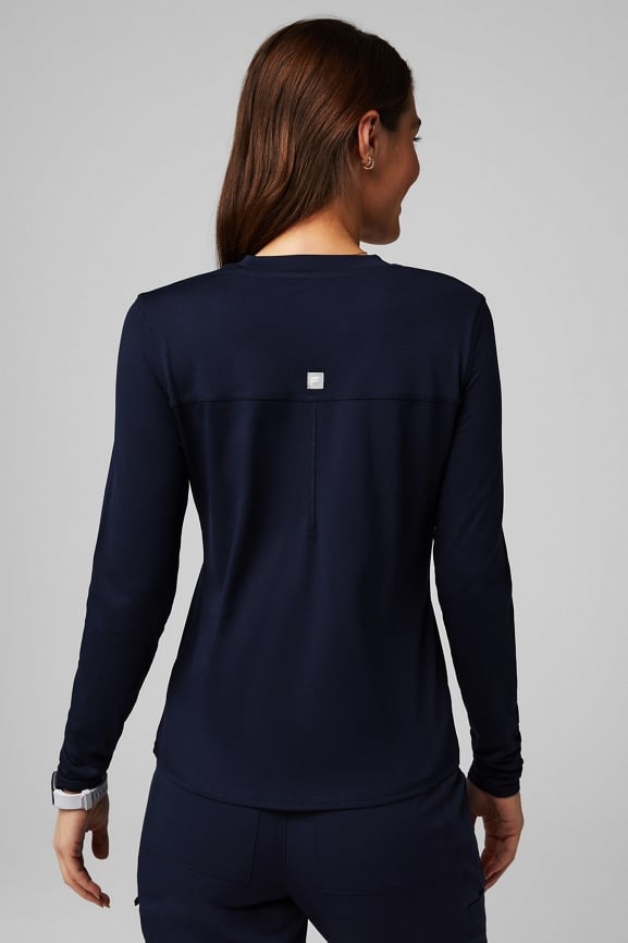 Navy Blue Jumpsuit Scrub Soft Stretch Fabric. Has Zipper at the Crotch for  Bathroom. Also at Www.jocciniscrubs.com -  Canada