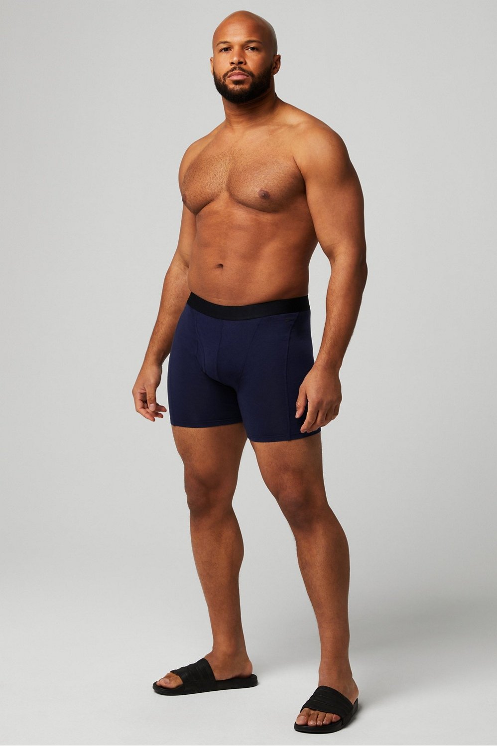 Fabletics Men's The Blueprint Boxer Brief, Comfortable, Soft, Breathable,  Sweat Wicking, Anti-Chafe, Micro Mesh Jersey, Grey Heather, XS :  : Fashion