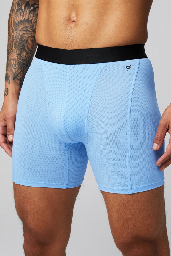 Men's Boxer Briefs Lightweight Seamless Underwear Light Polyester Spandex  Blend