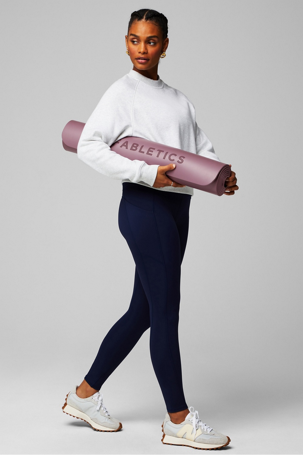 LuxeGrip™ Yoga Mat Purple – ASHTALUXE