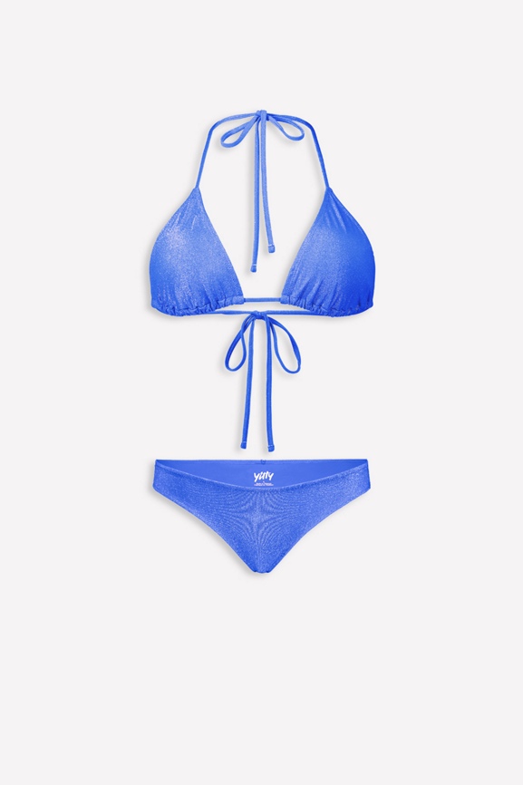 Swim Luxe Triangle Top & Dipped Bottom Bikini 2-Piece Set